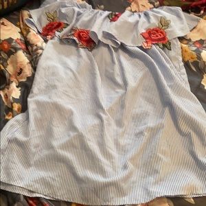 Off the shoulder dress